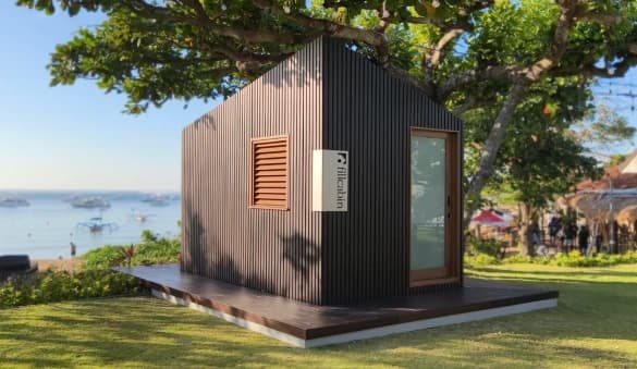 FILLCABIN Fillouvre Architectural Timber Louver System in Bali,