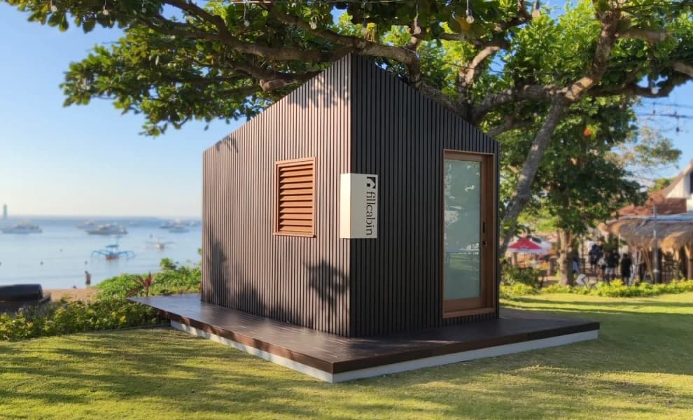 FILLCABIN Architectural Timber Louver System in Bali, - slide 4