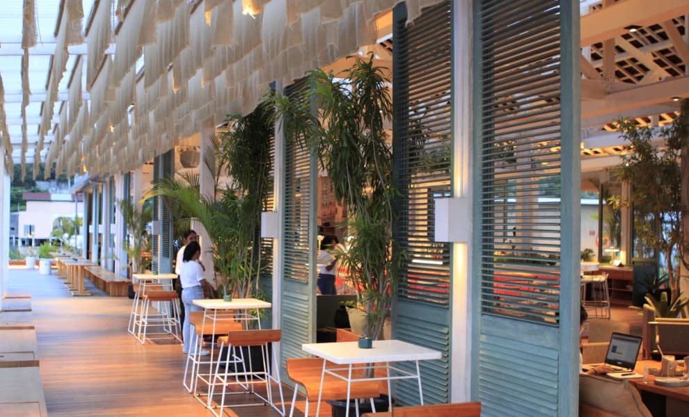 Le Bajo Architectural Timber Louver System in Labuan Bajo, - slide 1