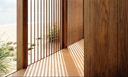 JIA Curated Architectural Timber Louver System in Bali, - slide 4